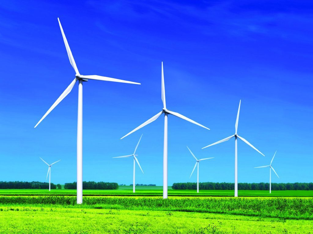 wind turbine fresh healthy power generated for companies energy electricity power