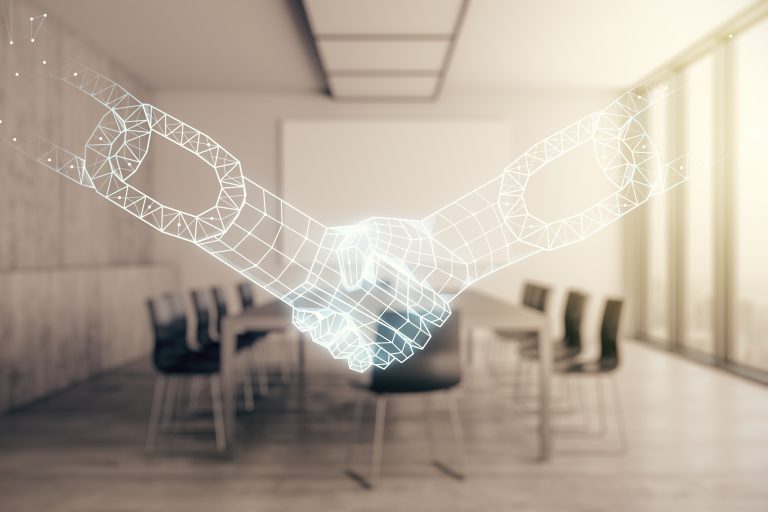 virtual blockchain technology humans and technology working together