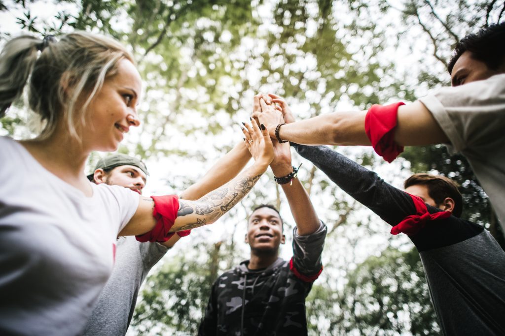 outdoor-team-orienteering-activity team building