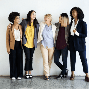 Diversity and inclusive diverse women in the workplace different race age culture background country