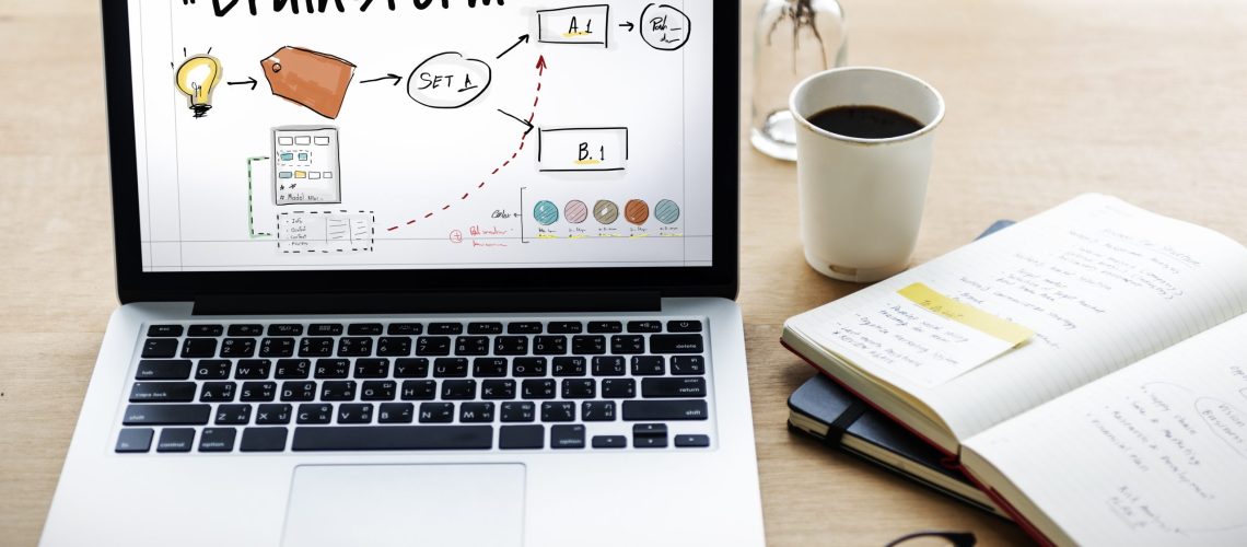 Business branding label chart graphic