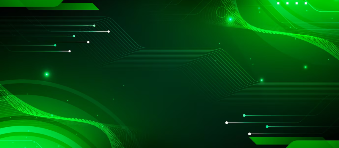 gradient-bright-green-technology-background