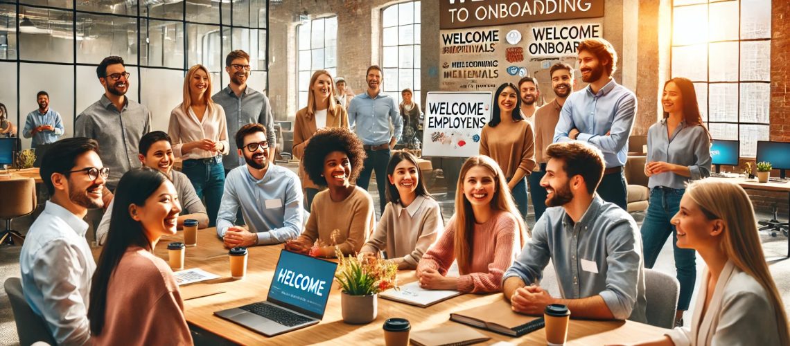 onboarding welcoming new employee new hire team engagement kind community